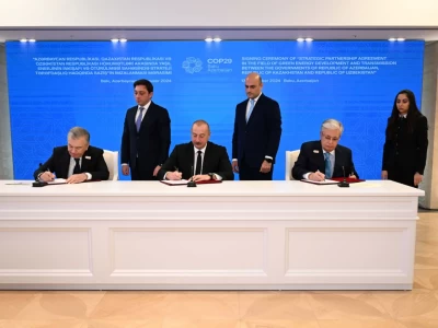 Қазақстан, Әзербайжан және Өзбекстан президенті маңызды келісімге қол қойды