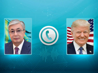 Мемлекет басшысы Дональд Трамппен телефон арқылы сөйлесті