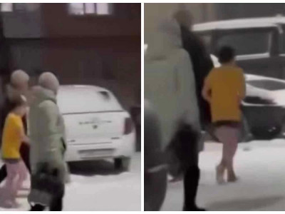 Жартылай жалаңаш баланы көшеге алып шыққан әйел желідегілердің ашуына тиді