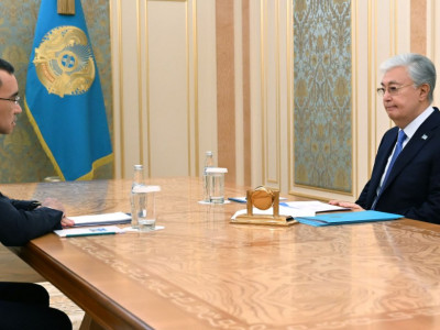 Президент Сенат төрағасы Мәулен Әшімбаевты қабылдады