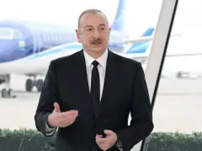 Ильхам Әлиев Ақтау маңындағы ұшақтың апатқа ұшырау себептерін айтты