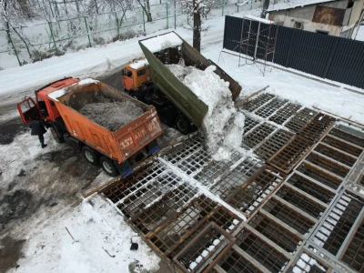 Алматы қаласында алғашқы қар еріту пункті іске қосылды