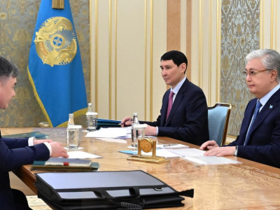 Президент Ұлттық банк төрағасын қабылдады