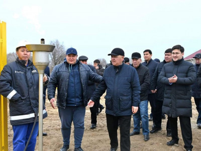 Жетісайда екі ауылға газ тартылды