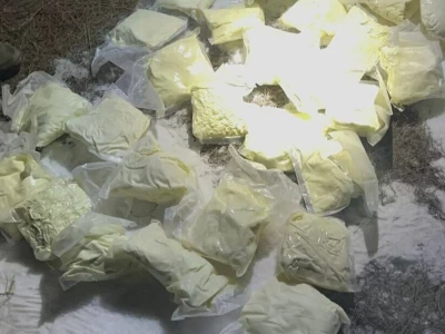 Алматы облысында екі күдіктіден 24 келіден астам мефедрон тәркіленді