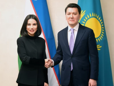 Ерлан Қарин Өзбекстан Президентінің көмекшісімен кездесті