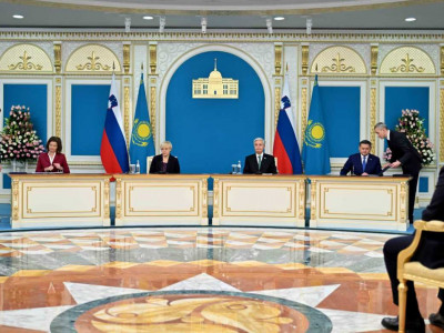 Қазақстан мен Словения президенті бірқатар құжатқа қол қойды