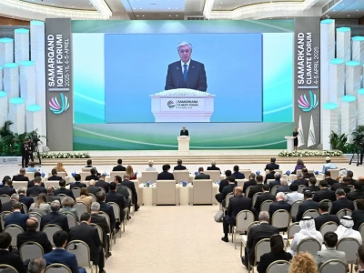 Президент Өзбекстанда өтіп жатқан халықаралық конференцияда сөз сөйледі