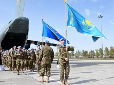 Қазақстандық бітімгерлердің алғашқы жасағы Голан жоталарынан оралды