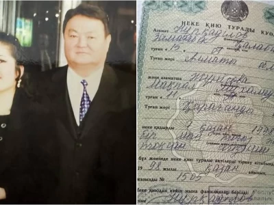 «7 жыл заңсыз тұрдық»: Мақпал Жүнісова Заманбек Нұрқаділов екеуінің неке куәлігін көрсетті
