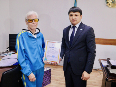 Ардагер параспортшы Құбайдолла Хасанов 80 шақырымды жаяу жүріп өтті