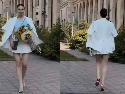 «Төрт баланың анасысың ғой»: Қайрат Нұртастың әйелі қысқа киінемін деп сынға ұшырады