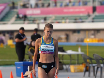 Жеңіл атлет Елизавета Матвеева - Азия чемпионатының күміс жүлдегері
