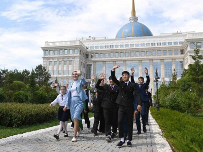 Оқушылар «Ақорда» резиденциясына экскурсияға барды