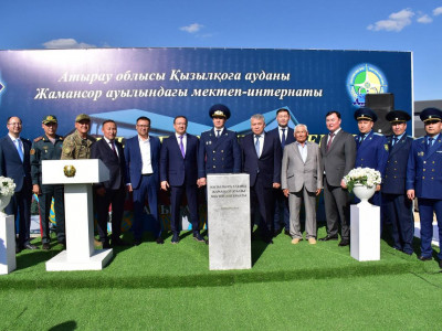 Атырау облысында қайтарылған қаражатқа жаңа мектеп салынып жатыр