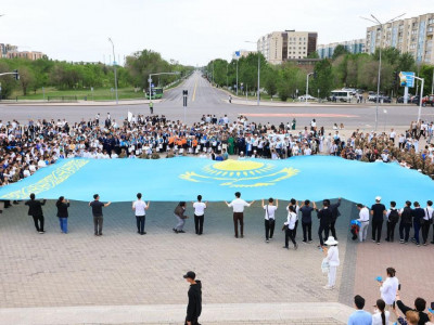 3 мыңнан астам қарағандылық Қазақстан әнұранын орындады