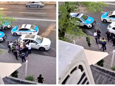 Алматыда көшедегі жанжал видеоға түсіп қалды: Бірнеше адам ұсталды