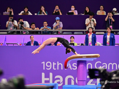 Гимнаст Дарья Ясинская Азия чемпионатының екі бірдей финалына жолдама алды