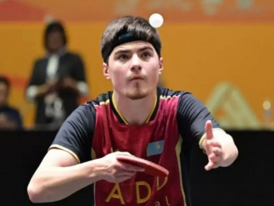 Үстел теннисінен Алан Құрманғалиев Азия чемпионатының ширек финалына шықты