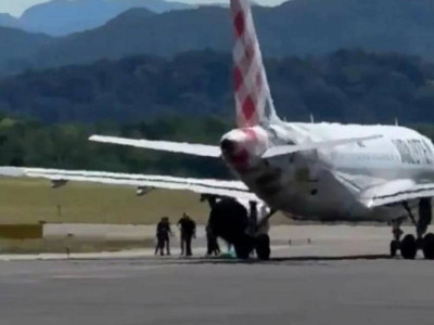 Италияда ер адам Airbus A319 ұшағының қозғалтқышына қыстырылып қалған