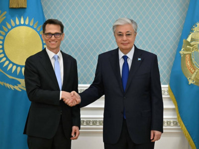 Президент Швейцария Ұлттық банкін басқарушылар кеңесінің төрағасы Мартин Шлегельмен кездесті