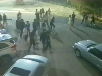 Ақтауда жаппай төбелес болды (ВИДЕО)
