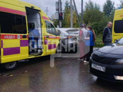Риддерде жедел жәрдем көлігі жол апатына себепкер болды