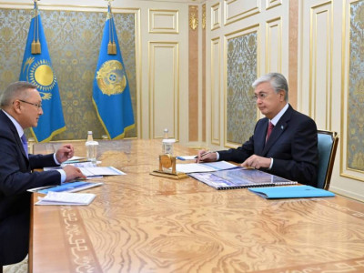 Президент Жетісу облысының әкімі Бейбіт Исабаевты қабылдады
