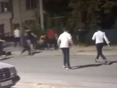 Шымкентте жаппай төбелес болды