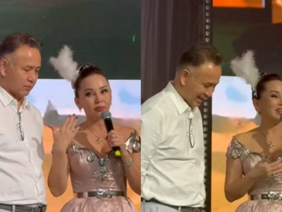 «Тұрсын маған адамша үйленген жоқ»: Баян Алагөзова тойда күйеуін сөз қылды