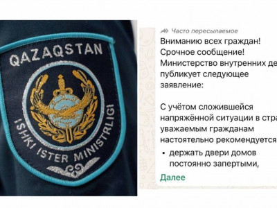 «Балаларды ұрлап жатыр»: Полиция желіде фейк-ақпарат тарағанын мәлімдеді