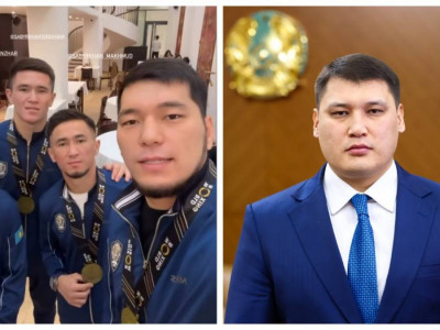 Бокстан әлем чемпионы атанған спортшылар Руслан Берденовке алғыс айтты