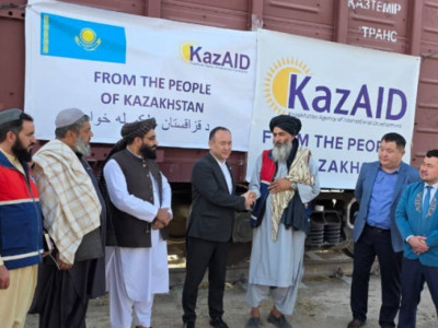 Қазақстан Ауғанстанға 26 вагон гуманитарлық көмек жіберді