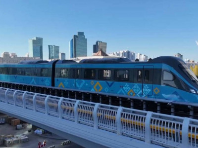 Астанада LRT пойызы сынақ режимінде іске қосылды