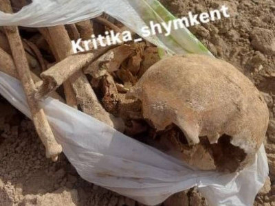 Полиция Шымкентте табылған адам сүйегіне қатысты іс қозғады