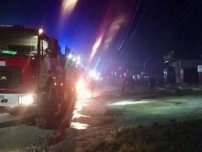 Ақмола облысында монша кешенінен өрт шықты