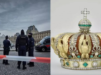 "Наполеоннан қалған жәдігерлер": белгісіз біреулер Лувр мұражайын 4 минутта тонап кетті
