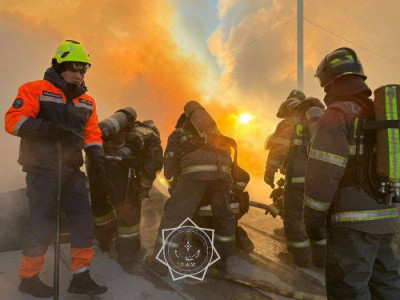 Елордада өндірістік цехтан ірі өрт шықты