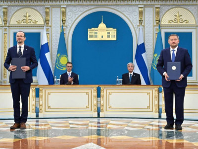 Қазақстан мен Финляндия арасында 15 құжатқа қол қойылды