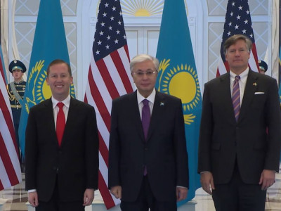 Америка Президентінің арнайы өкілдері Ақордаға келді