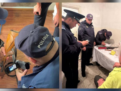 Түркістан облысында тіркелмеген 37 қару тәркіленді