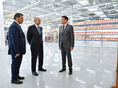 Мемлекет басшысы «Қызылорда-нан» цехына барды