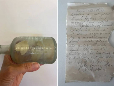 Аустралия жағалауында бөтелкеден І дүниежүзілік соғыс жауынгерлерінің хаттары табылды