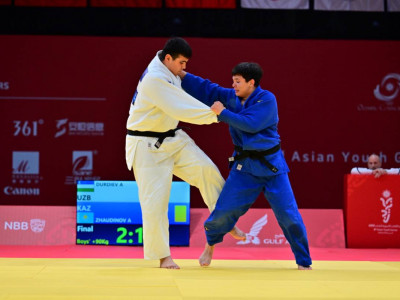 Дзюдошы Әділжан Жаудинов жасөспірімдер Азиадасының күміс жүлдегері атанды