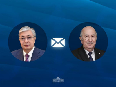 Мемлекет басшысы Алжир Президентіне құттықтау жеделхатын жолдады