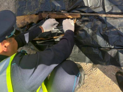 Түркістан облысында тұрғыннан заңсыз сақталған қару тәркіленді