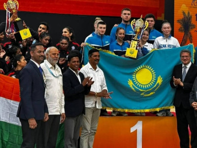 Қарағандылық акробаттар Азия чемпионатында 10 медаль иеленді