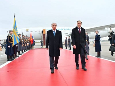 Қасым-Жомарт Тоқаев Мәскеуге мемлекеттік сапармен барды