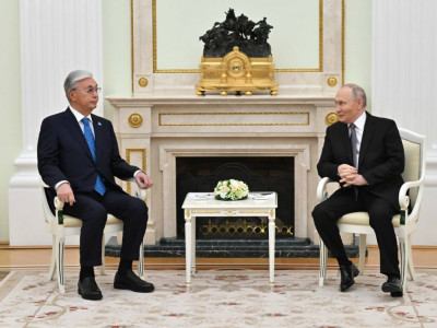 Қасым-Жомарт Тоқаев пен Ресей Президенті Владимир Путиннің келіссөзі басталды