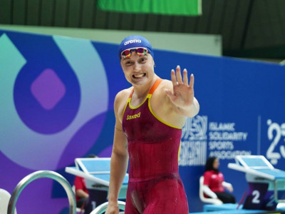 Жүзуші Софья Сподаренко Ислам ойындарында алтын медаль жеңіп алды